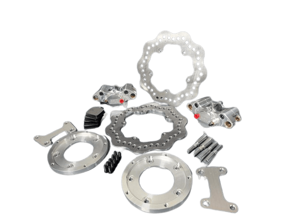 Aerospace Front 1 Piston Spindle Mount Pro-Lite Drag Disc Brakes For Lamb Strut
