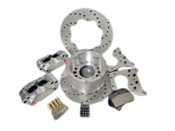 Aerospace 4 Piston Heavy Duty Rear Drag Disc Brakes For Dana, 8 3/4 Housing Ends - 5/8" Studs