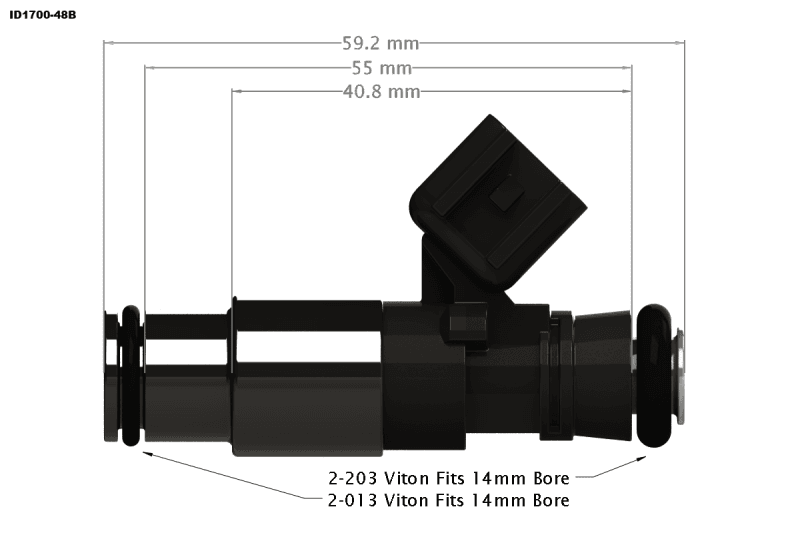 Injector Dynamics ID1050X Fuel Injectors 2007+ Dodge Charger SRT8 6.1L/6.4L Hemi thumbnail 2