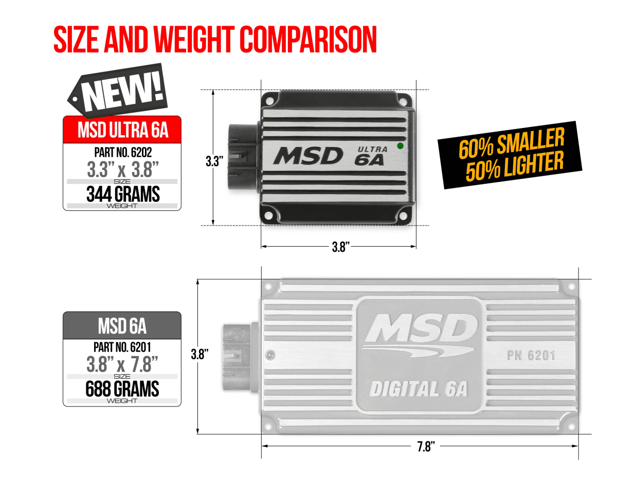 Holley MSD Ultra 6A Ignition Control - Black thumbnail 3