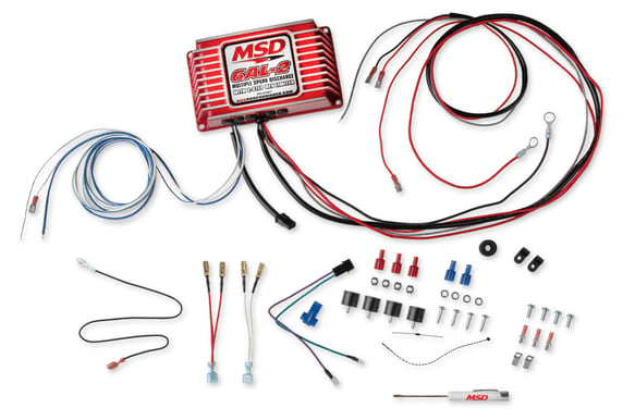 Holley MSD 6AL-2 Universal Ignition Control - Red W/ 2 Step Rev-Limiter