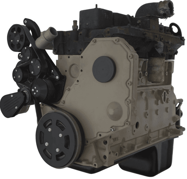 CVF Cummins Serpentine System with Alternator For High Flow Water Pump - Black (All Inclusive)
