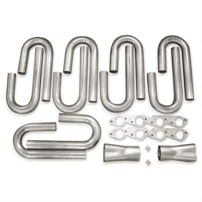 Trick Flow Header Builder Kit Stainless Steel Long Tube Headers 2" x 3 1/2" For BBM Heads W/ Standard Exhaust Port
