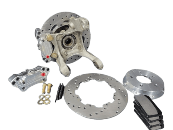 Aerospace Ford Mustang 2015-2023 4 Piston Rear Heavy Duty Drag Disc Brakes thumbnail 2