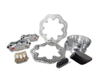 Aerospace 2010-2015 Camaro 4 Piston Rear Pro-Lite Drag Disc Brakes (5 Lug) - 1/2" Studs