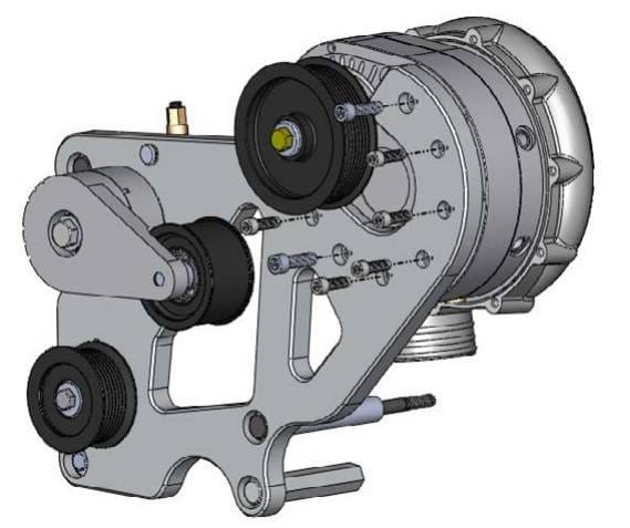 ProCharger 2011-14 Mustang GT Stage II Supercharger Mounting Bracket thumbnail 2
