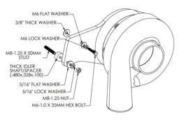 ProCharger 2000-2004 Mustang GT Supercharger Main Mounting Bracket
