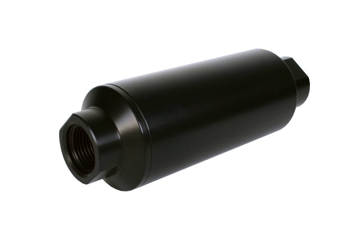 Aeromotive Filter In-Line 10-Micron Microglass Element ORB-12 Port Black Hard-Coat Marine 2-1/2" OD thumbnail 4