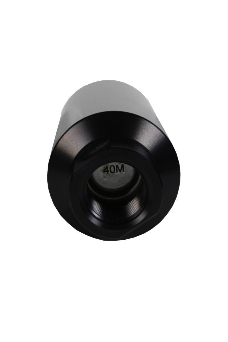 Aeromotive Filter In-Line 40-Micron Stainless Mesh Element ORB-12 Port Black Hardcoat Pro-Series 2-1/2" OD thumbnail 4