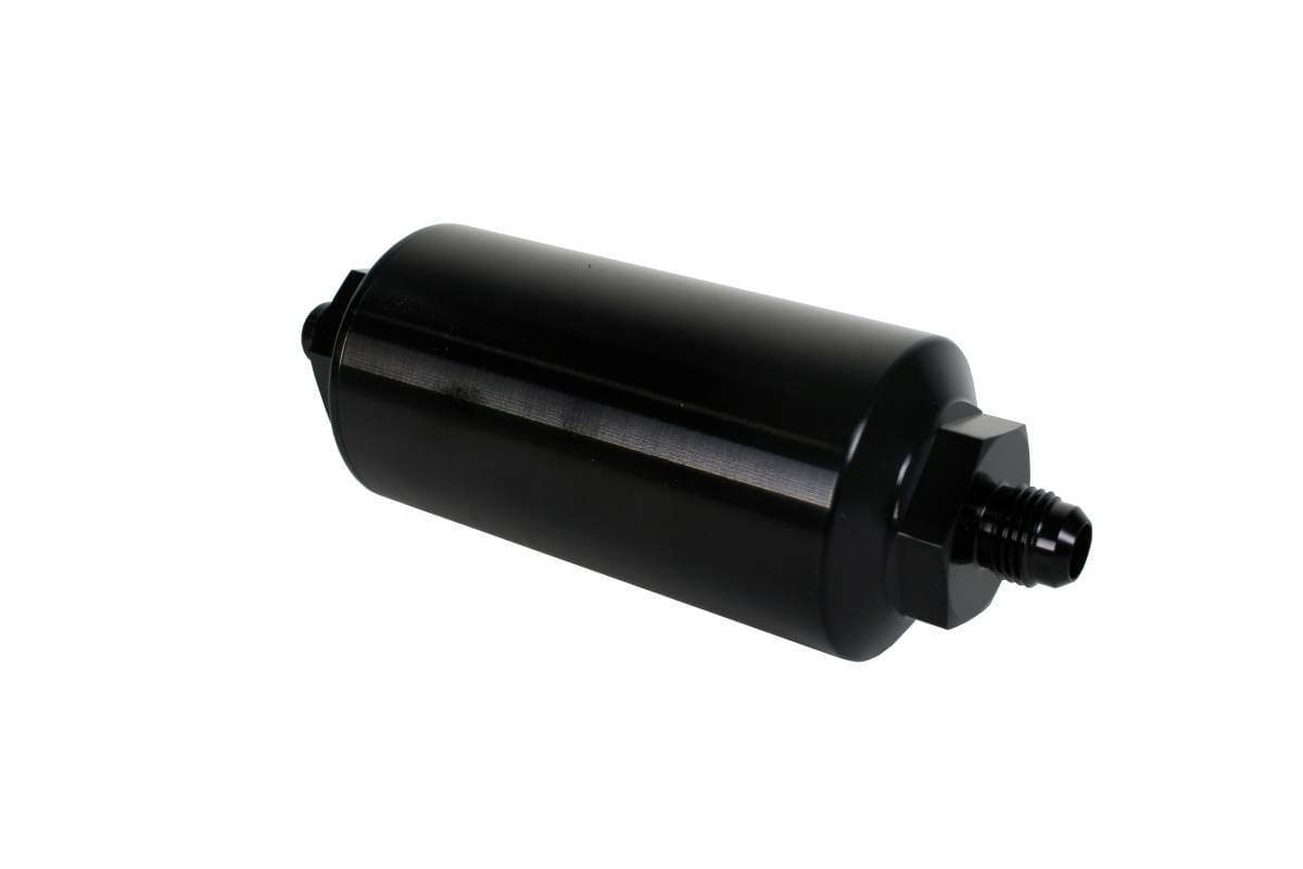Aeromotive Filter In-Line 10-Micron Microglass Element AN-06 Male Bright-Dip Black 2" OD thumbnail 3