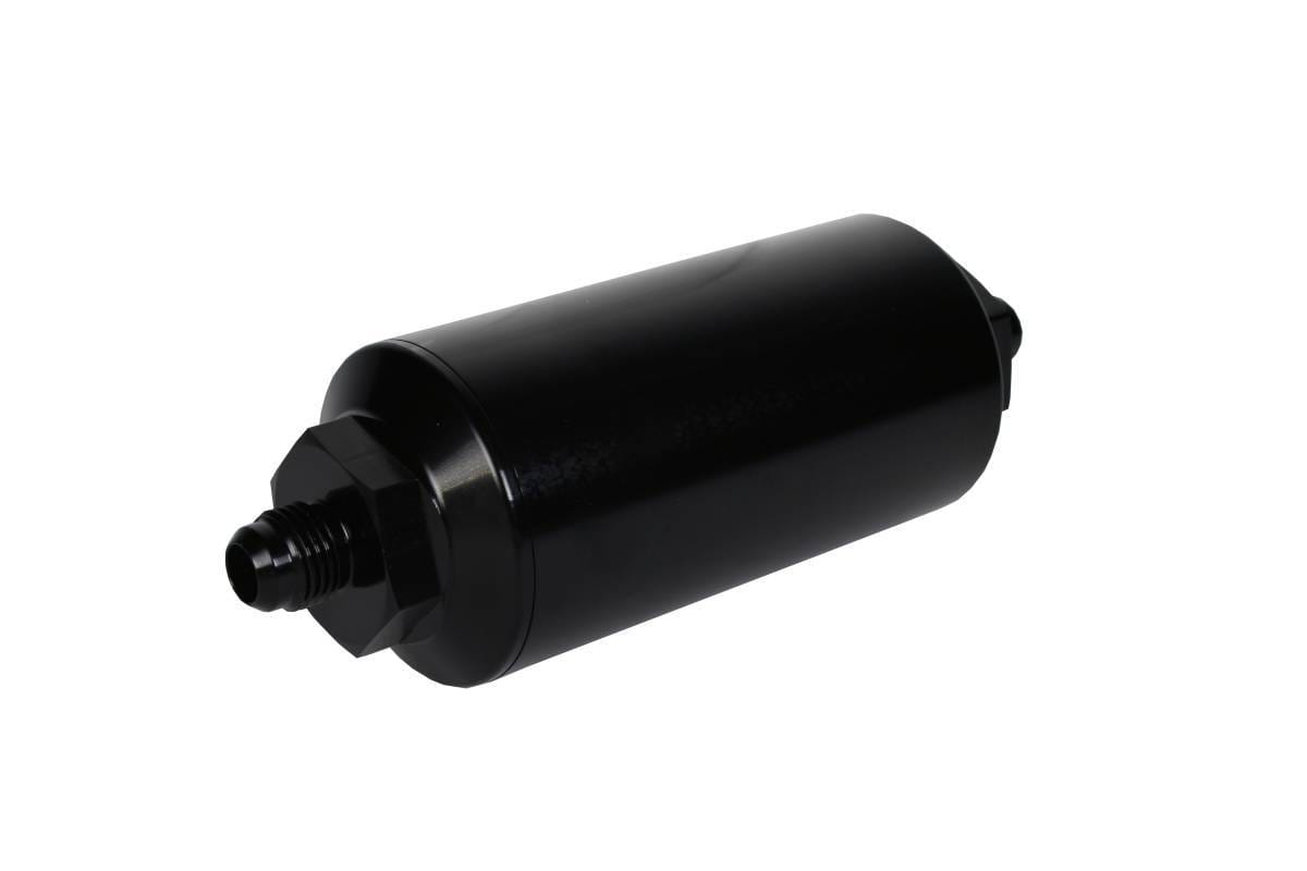 Aeromotive Filter In-Line 10-Micron Fabric Element AN-06 Male Bright-Dip Black 2" OD thumbnail 3