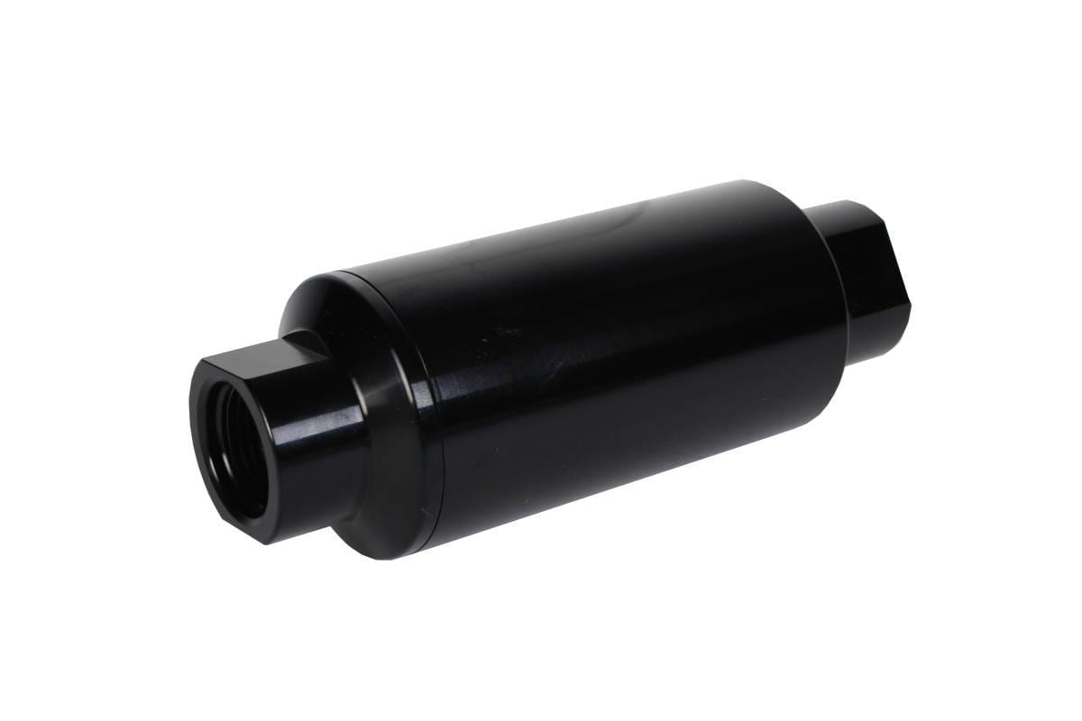 Aeromotive Filter In-Line 10-Micron Microglass Element ORB-10 Port Bright-Dip Black 2" OD thumbnail 3