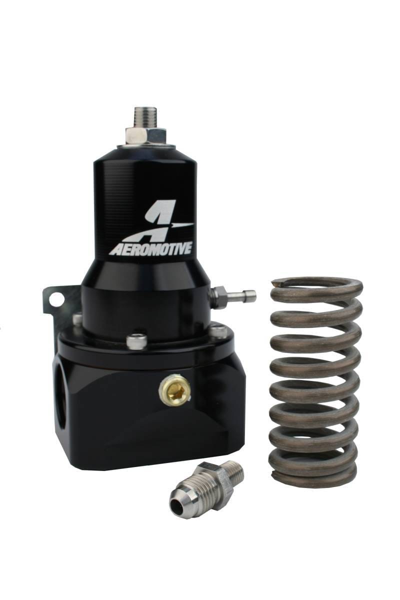 Aeromotive Extreme Flow EFI Regulator. For Belt/Hex Driven Fuel Pumps - Black Anodized