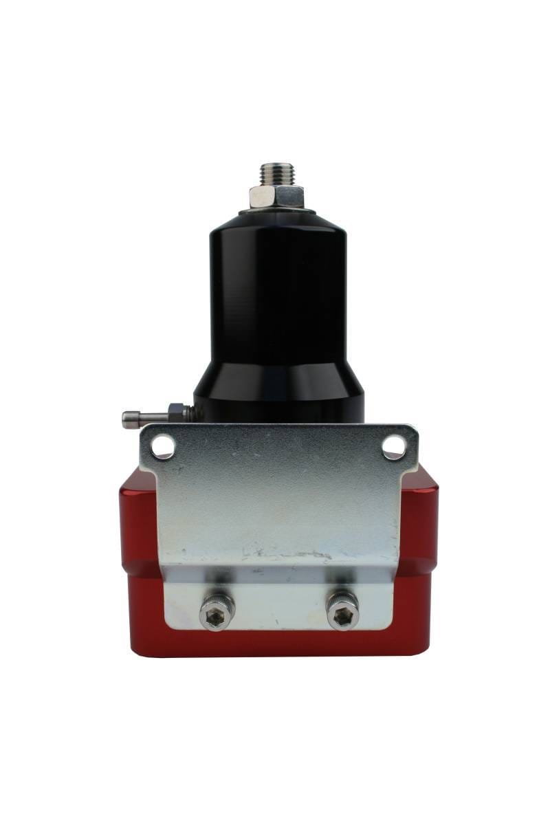 Aeromotive Extreme Flow EFI Regulator For Belt/Hex Driven Fuel Pumps - Black Anodized W/ Red Base  thumbnail 5