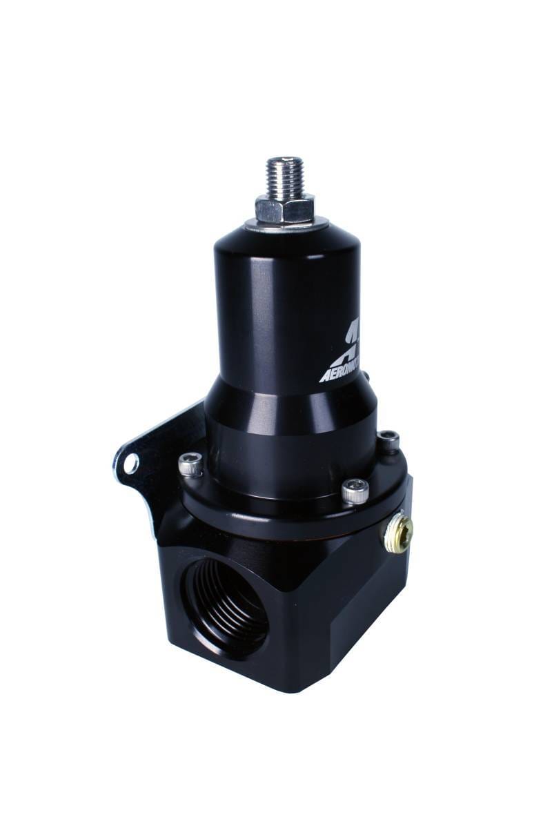 Aeromotive Pro Mod EFI Gear Pump Regulator 30-120 PSI .500 Valve (2) -12 inlets (1) -12 return - 13137 thumbnail 2