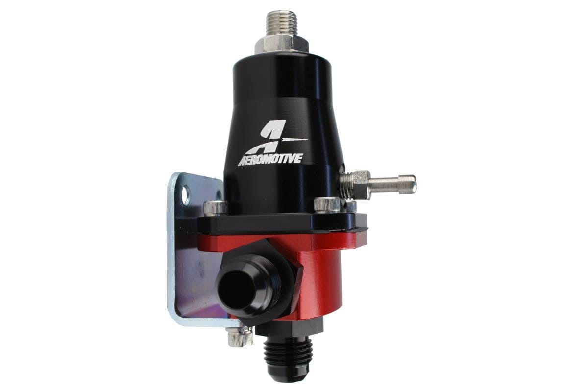Aeromotive Compact EFI Regulator Billet Adjustable EFI W/ AN-6 Male Inlet & Return - Black Anodized  thumbnail 3