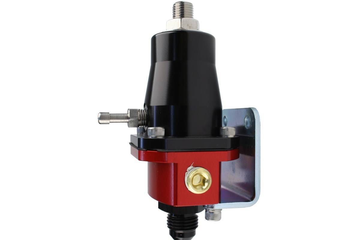 Aeromotive Compact EFI Regulator Billet Adjustable EFI W/ AN-6 Male Inlet & Return - Black Anodized  thumbnail 4