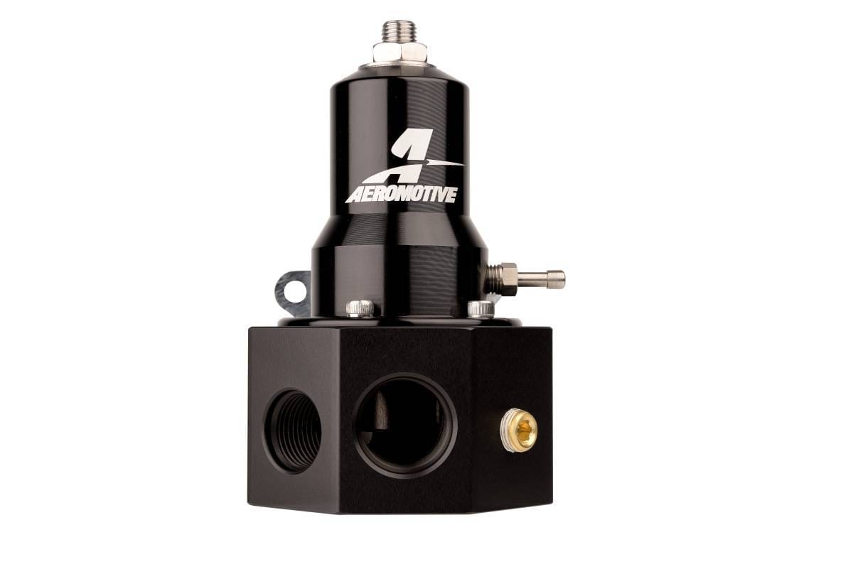 Aeromotive Pro Series Extreme Flow EFI Regulator (Includes Fittings O-rings) - Black Anodized  thumbnail 3