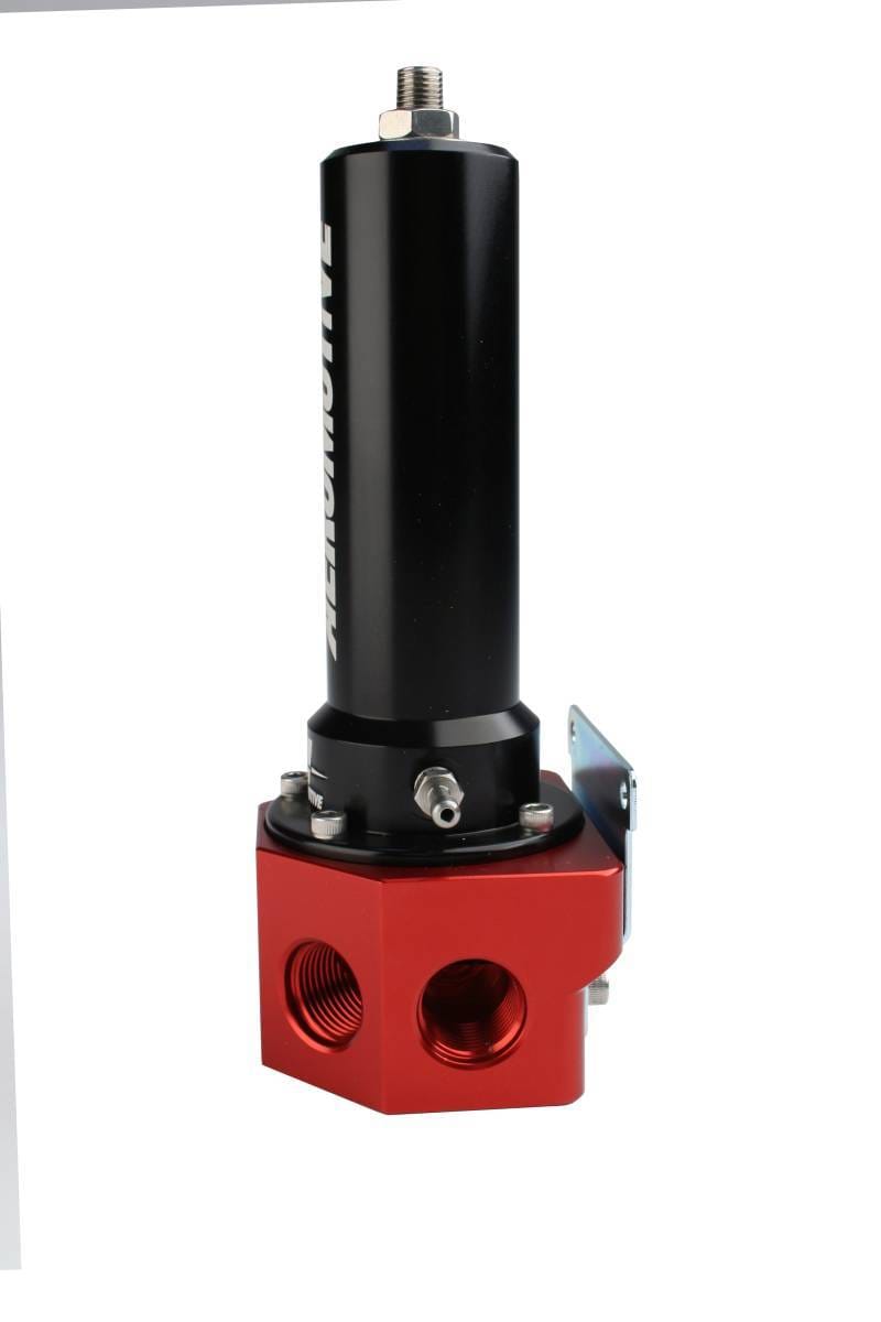 Aeromotive Single Spring Belt/Hex Drive EFI Regulator 40-100 psi - Black Anodized thumbnail 3