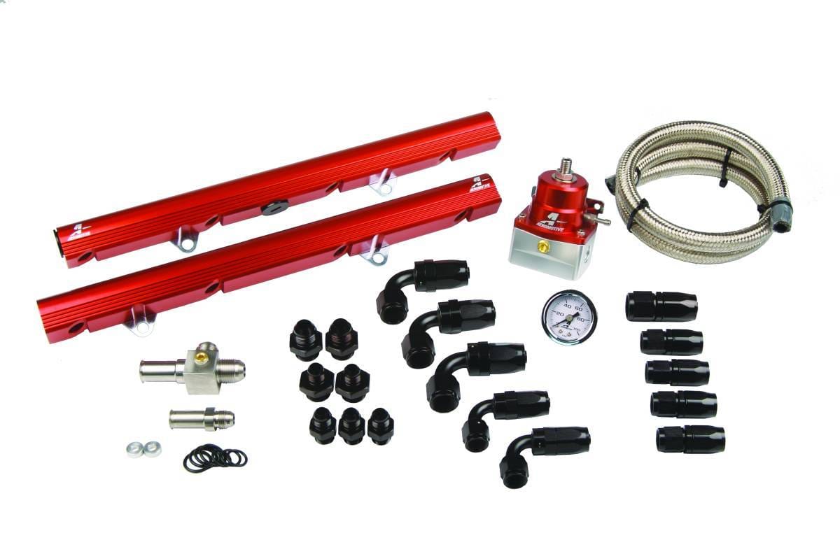 Aeromotive 5.0 Liter Ford Street Billet Fuel Rail System (Ford 5.0 86-98) 5/8? I.D - 14102