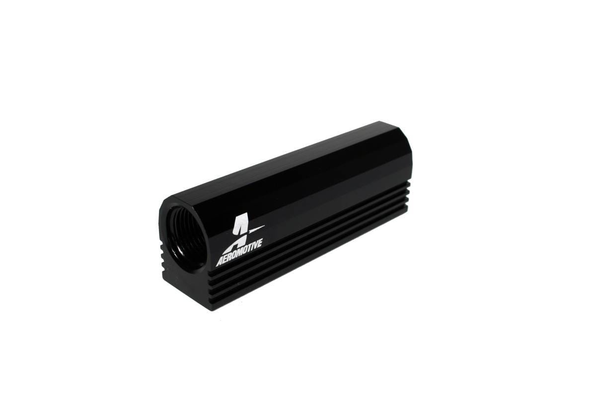 Aeromotive Fuel Distribution Log (4-Ports) (2) ?8 AN (2) ?6 AN - 14601