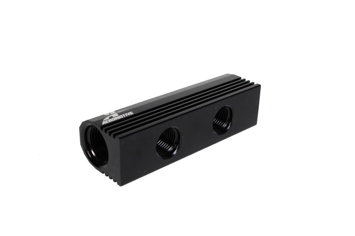 Aeromotive Fuel Distribution Log (4-Ports) (2) ?8 AN (2) ?6 AN - 14601 thumbnail 2