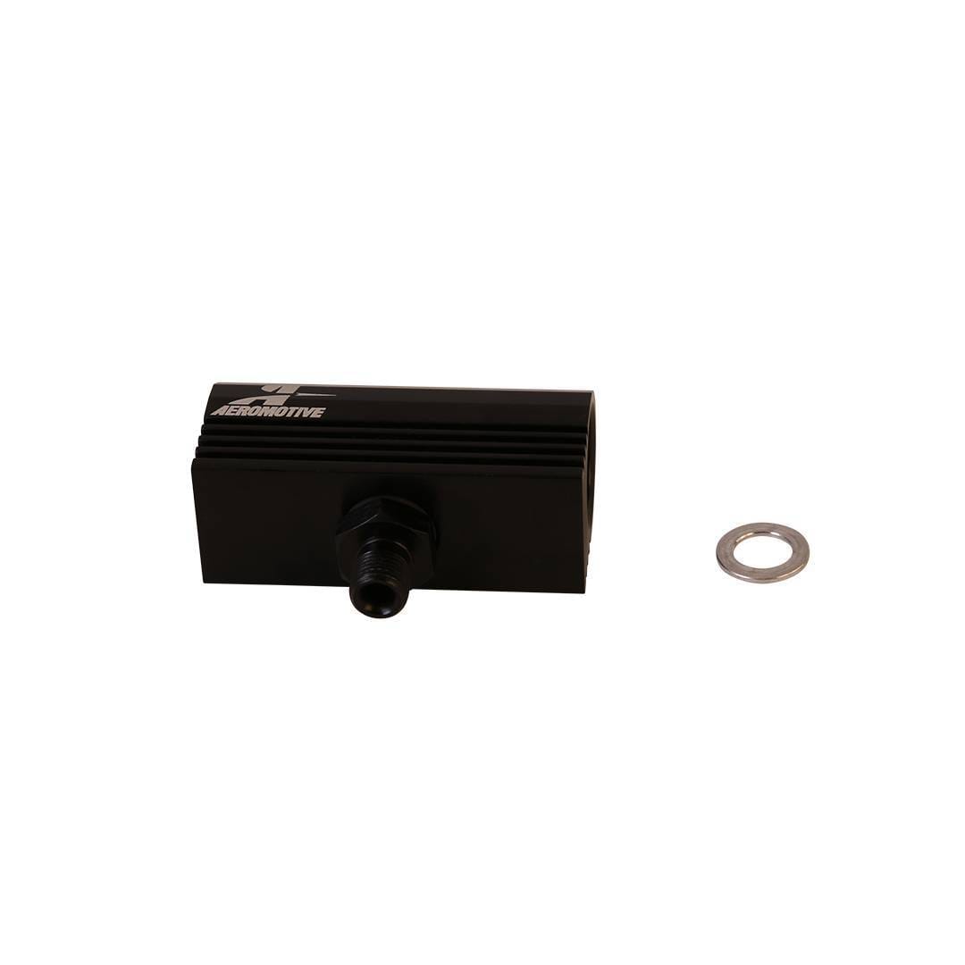 Aeromotive Adapter GM LT Direct Injection Fuel Pressure Sensor AN-08 ORB - M10x1.0 ORB Supports GM Fuel Pressure Sensor for Pulse Modulated Control of Fuel Pump Speed and Fuel System Pressure - 15132