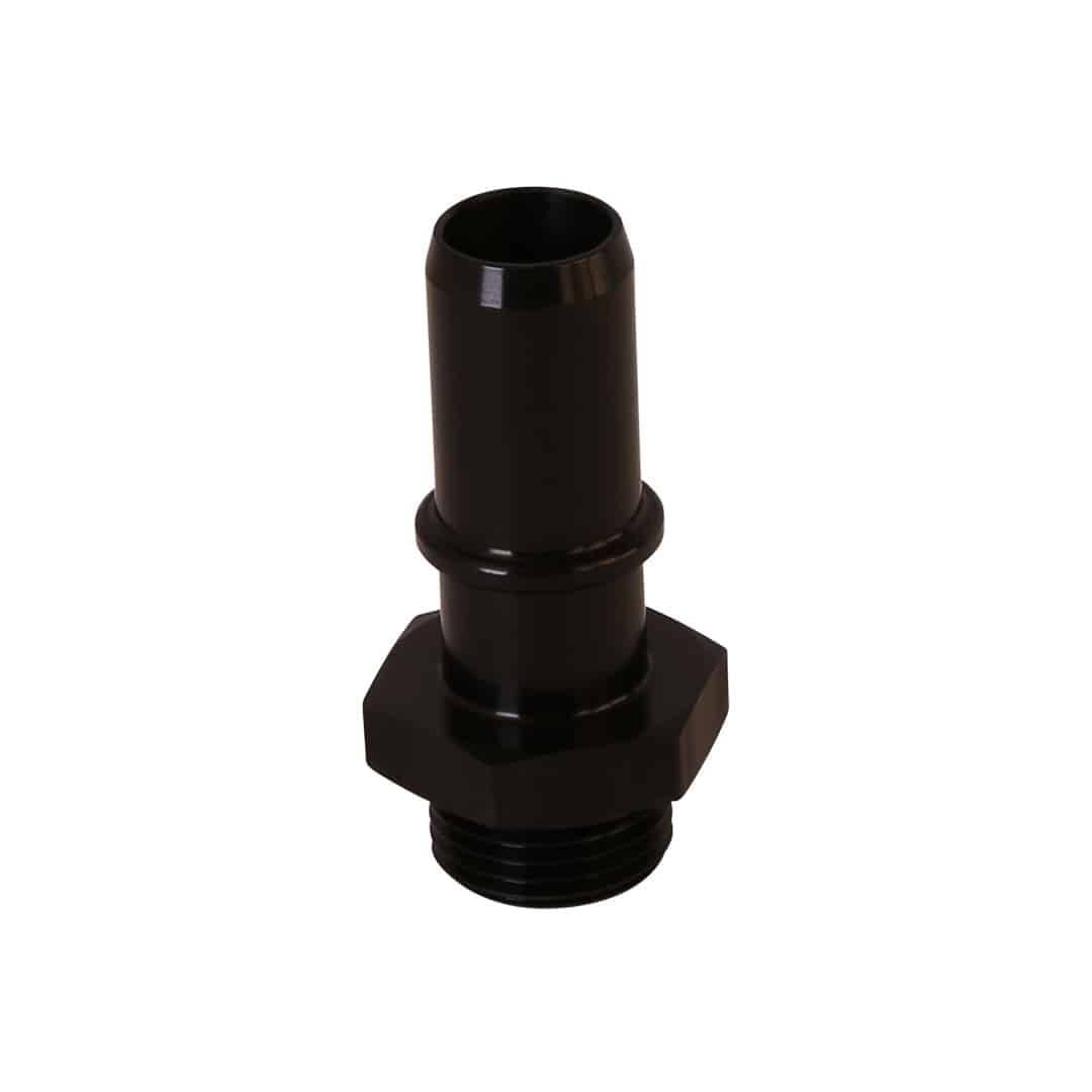 Aeromotive Adapter Male 5/8 Quick Connect Short to Male AN-08 ORB Straight Direct Port Adapter for any AN-08 ORB port to convert to 5/8" Male Quick Connect - 15136 thumbnail 2