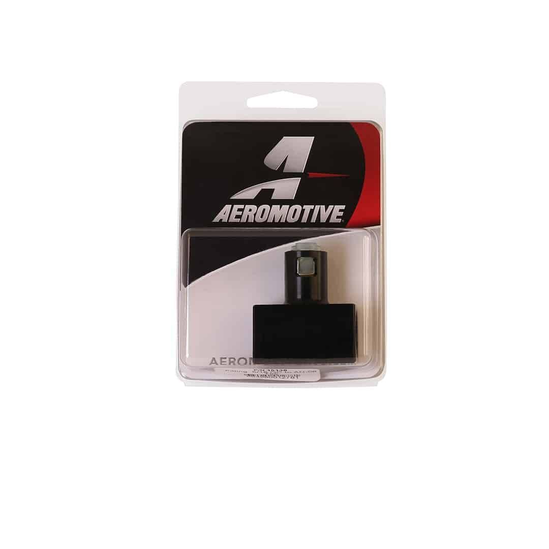 Aeromotive Fitting Tee 2x AN-08 ORB Ports On the Run to 1x 5/16" Female Quick Connect On the Branch - 15138 thumbnail 3