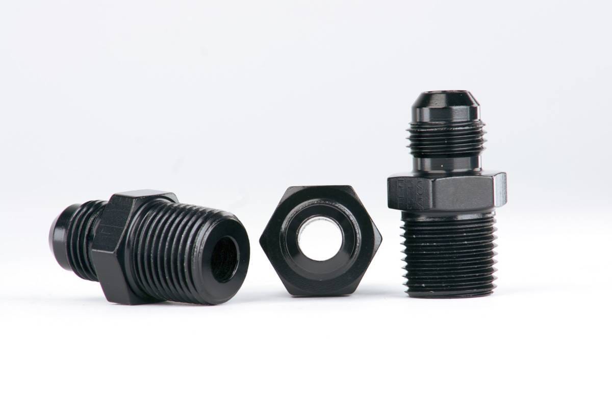 Aeromotive Carb. Regulator 13205 Fitting Kit (Includes (3) 3/8" NPT to AN-06 fittings) - 15204