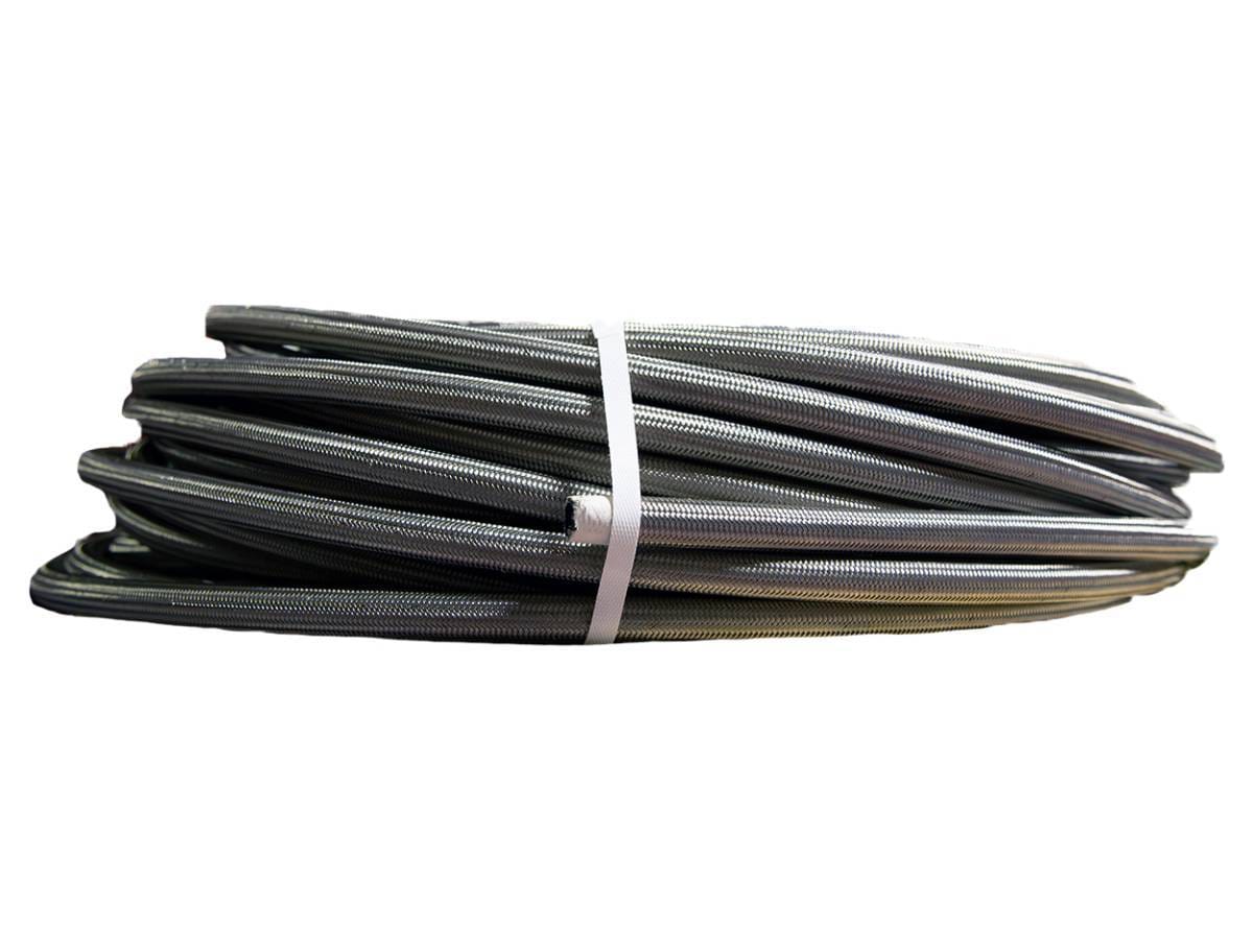Aeromotive Hose Fuel PTFE Stainless Steel Braided AN-12 x 8' - 15313