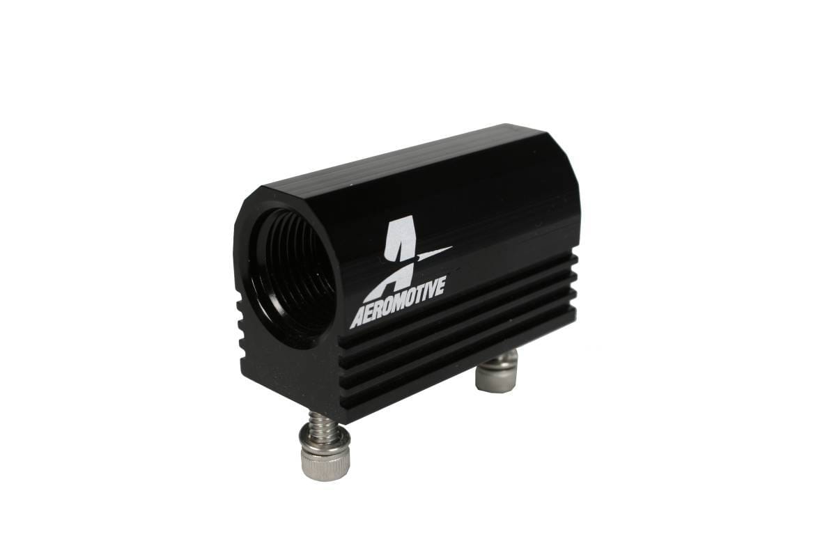 Aeromotive 2005-2006 Ford 4.6L Fuel Rail Pressure Sensor Adapter Log (-08 AN inlet / outlet) - 15115