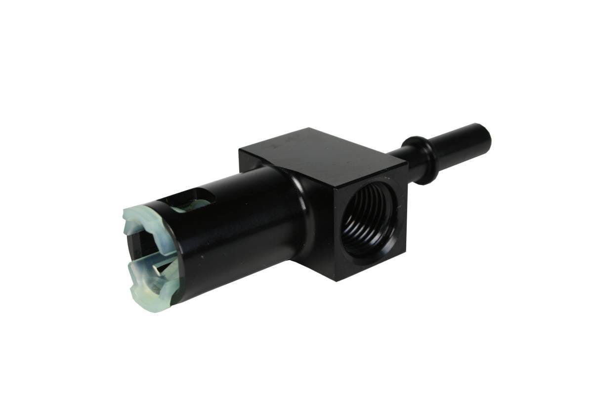 Aeromotive 5/16?? Quick Connect with AN-06 port and 1/8?? gauge port - 15120 thumbnail 2