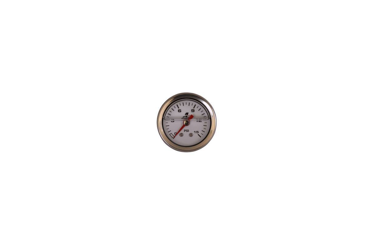 Aeromotive 0 to 15 psi Fuel Pressure Gauge thumbnail 2