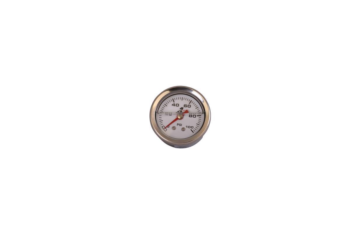 Aeromotive 0 to 100 psi Fuel Pressure Gauge thumbnail 2