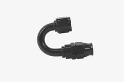 Aeromotive Hose End PTFE AN-08 180 Degree Black Anodized - 15363