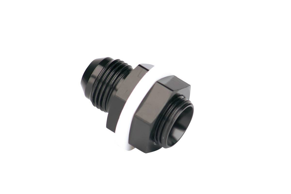 Aeromotive AN-08 Fuel Cell/Tank Outlet/Return Bulkhead Fitting with AN-08 nut and PTFE sealing washers - 15645