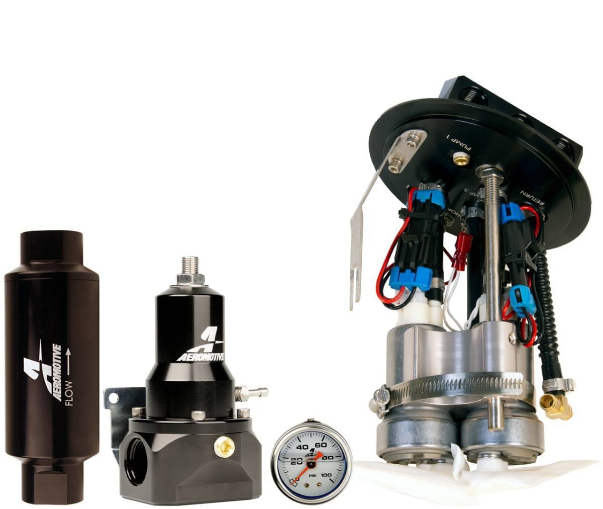 Aeromotive Drop-In Triple 450LPH In-Tank Fuel Pump Kit for 2011-2020 Ford Mustang GT/Ecoboost