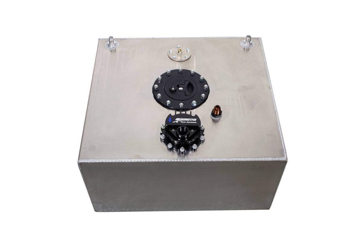 Aeromotive Stealth 15-Gallon Fuel Cell w/ Integrated 10 GPM Variable Speed Brushless Fuel Pump (Includes Pre-Pump Fuel Filter)