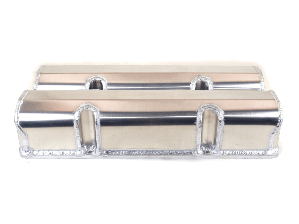 Canton Chevy SBC Laser Cut Rail Aluminum Valve Covers thumbnail 2