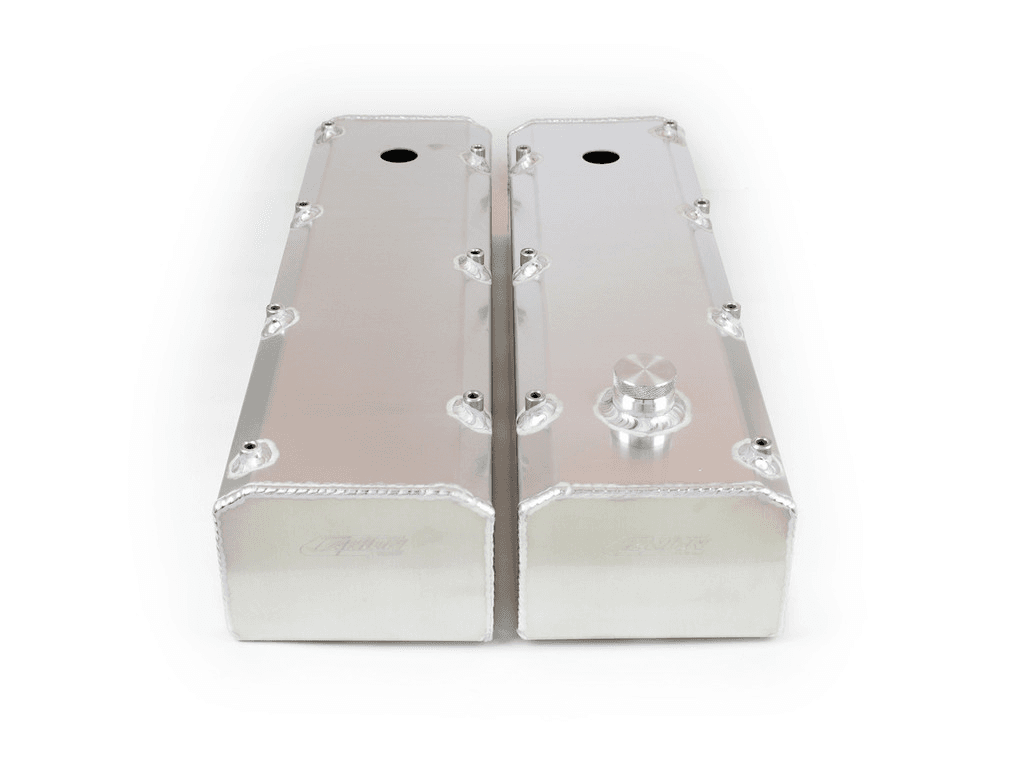 Canton BBF 429/460 Fabbed Aluminum Valve Covers w/ Fill & PCV Ports thumbnail 2