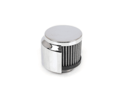 Canton Chrome Plated Valve Cover Breather With 180 Degree Hood