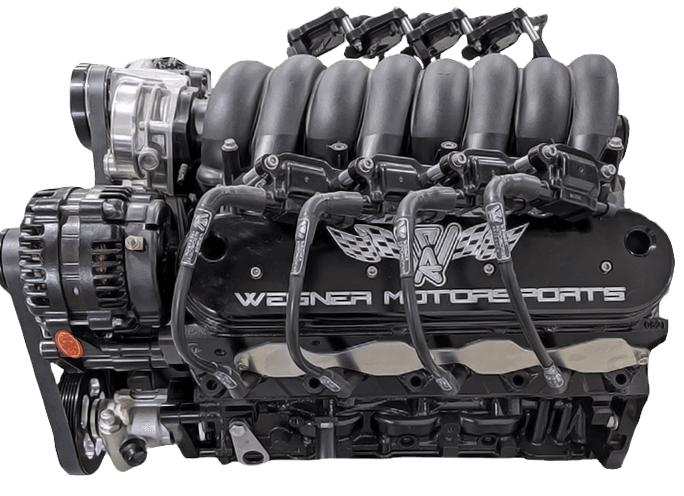 Wegner LS Billet Aluminum Short Valve Covers - Black thumbnail 2