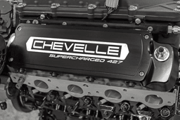 Wegner LS Billet Aluminum Compact Valve Covers W/ Coil Cover - Black