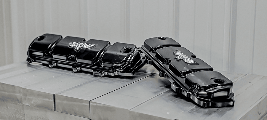Wegner LT Billet Aluminum Race Valve Covers W/ Coil Cover - Black thumbnail 3