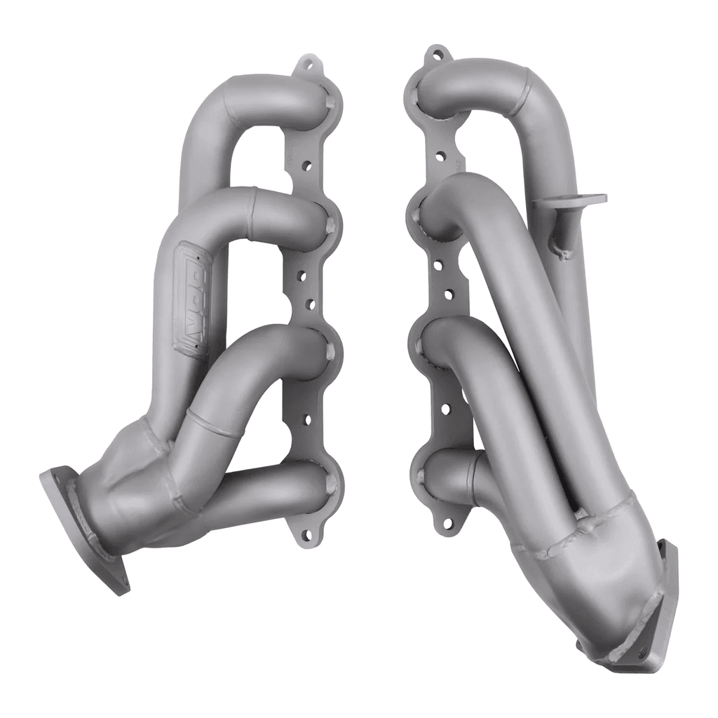 GM Truck/SUV 1999-2013 6.0L BBK Performance Titanium Ceramic Shorty Headers 1-3/4" thumbnail 2