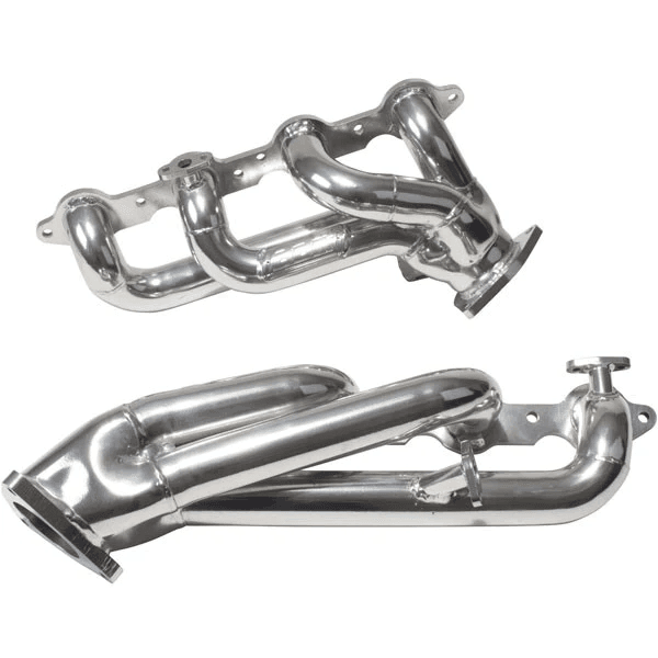 GM Truck/SUV 1999-2013 4.8L/5.3L BBK Performance Polished Silver Ceramic Shorty Headers 1-3/4" thumbnail 2