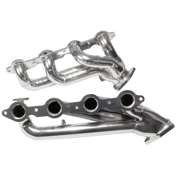 GM Truck/SUV 1999-2013 4.8L/5.3L BBK Performance Polished Silver Ceramic Shorty Headers 1-3/4" thumbnail 3