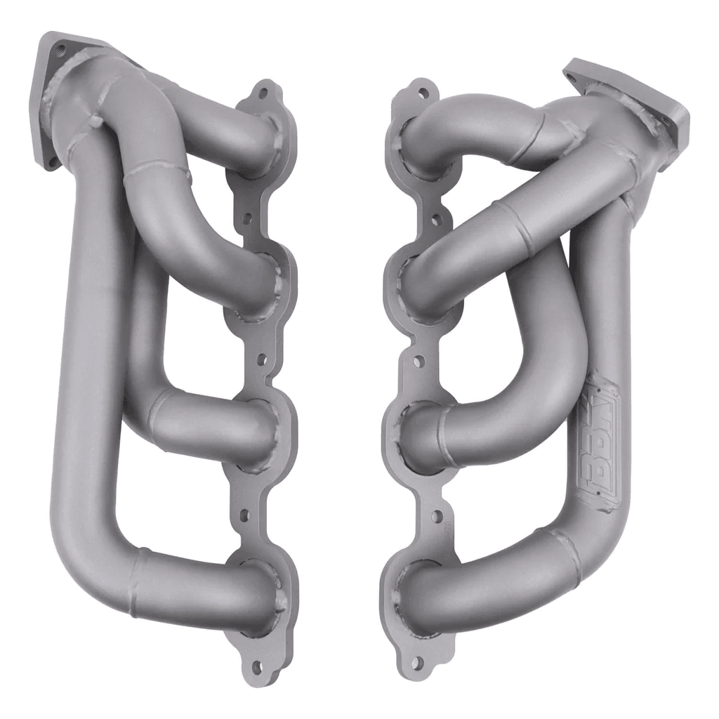 GM Truck 2014-2018 5.3L/6.2L BBK Performance Titanium Ceramic Shorty Headers 1-3/4" thumbnail 2