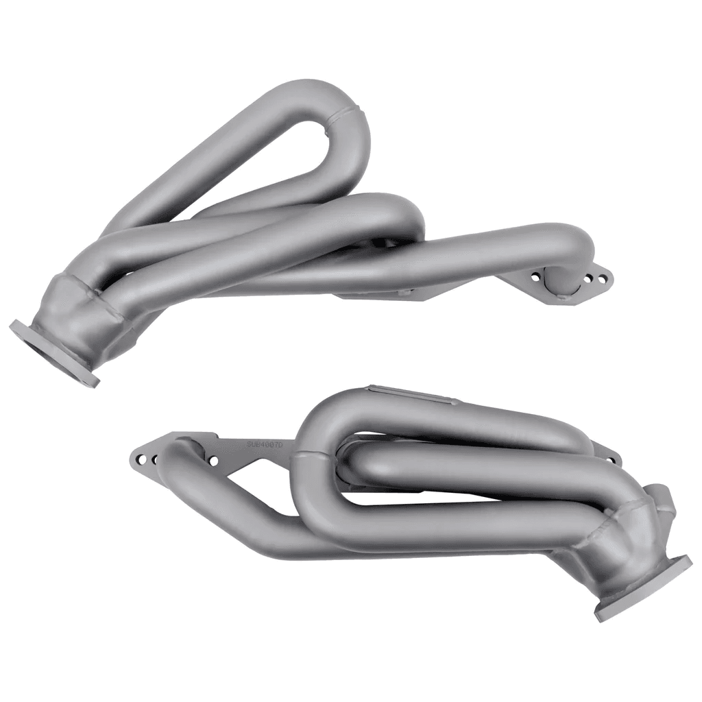 GM Truck/SUV 1996-1999 5.0L/5.7L BBK Performance Titanium Ceramic Shorty Headers 1-5/8" thumbnail 2